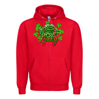 Red Kiss lucky Zipper Hoodie - RanaPortraitStore