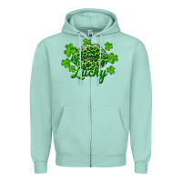 Seafoam Kiss lucky Zipper Hoodie - RanaPortraitStore