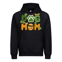 Black st. patricks day dog mom Urban Hoodie - MaliasSmallBusiness