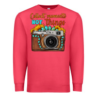 Cardinal collect moments not things sunflower gemstone vintage camera Premium Sweatshirt - FaDigitalArtStudio