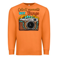 Carrot collect moments not things sunflower gemstone vintage camera Premium Sweatshirt - FaDigitalArtStudio