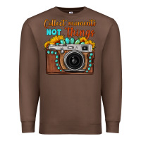 Chestnut collect moments not things sunflower gemstone vintage camera Premium Sweatshirt - FaDigitalArtStudio