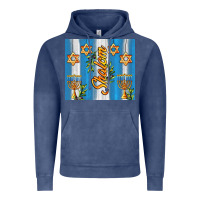Vintage Denim shalom with star of david Vintage Hoodie - AdoDesignShop
