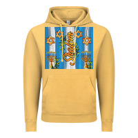 Vintage Mustard shalom with star of david Vintage Hoodie - AdoDesignShop