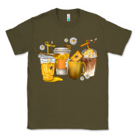 Army Green coffee cups bumble bee Classic Tee - texasbilliewilder