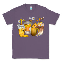 Lavender coffee cups bumble bee Classic Tee - texasbilliewilder