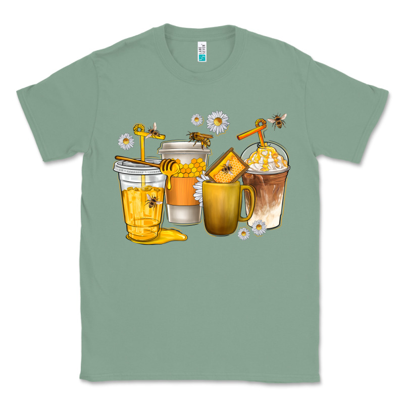 Coffee Cups Bumble Bee Classic Tee by texasbilliewilder | Teevron