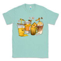 Seafoam coffee cups bumble bee Classic Tee - texasbilliewilder