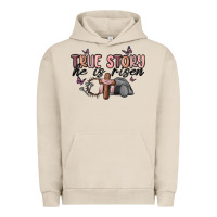 Pigment French Oak true story he is risen Urban Hoodie - MaliasSmallBusiness