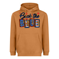 Back The Blue Heavyweight Hoodie | Teevron