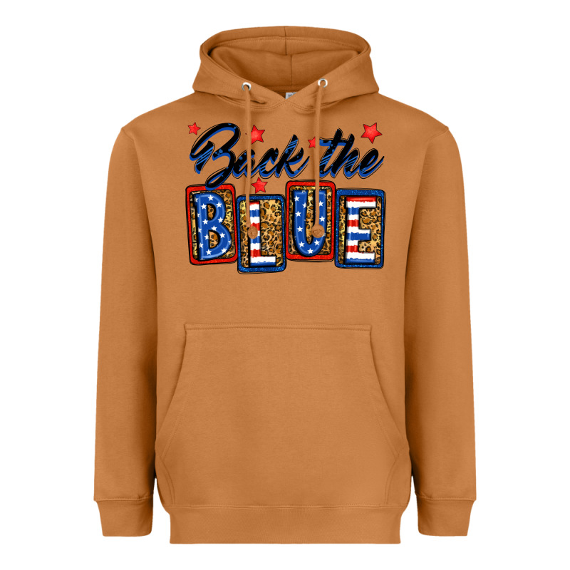 Back The Blue Heavyweight Hoodie by Neo Western | Teevron