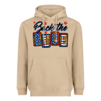 Mushroom Back the blue Heavyweight Hoodie - Neo Western