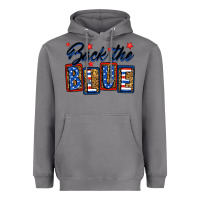 Storm Back the blue Heavyweight Hoodie - Neo Western