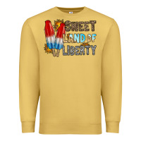 Antique Gold sweet land of liberty Premium Sweatshirt - RacoonDesign