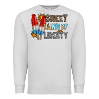 Dove Grey sweet land of liberty Premium Sweatshirt - RacoonDesign