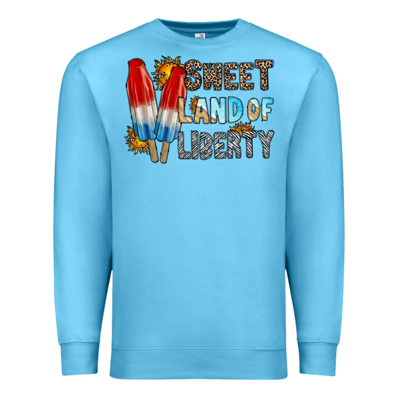 Sweet Land Of Liberty Premium Sweatshirt by RacoonDesign | Teevron