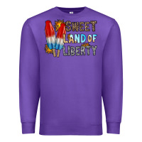Purple sweet land of liberty Premium Sweatshirt - RacoonDesign