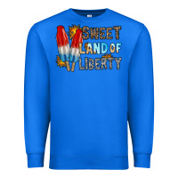 True Royal sweet land of liberty Premium Sweatshirt - RacoonDesign