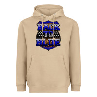 Mushroom Back the blue Heavyweight Hoodie - Neo Western