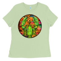 Matcha lobster round Ladies Tee - BarkalooDesign