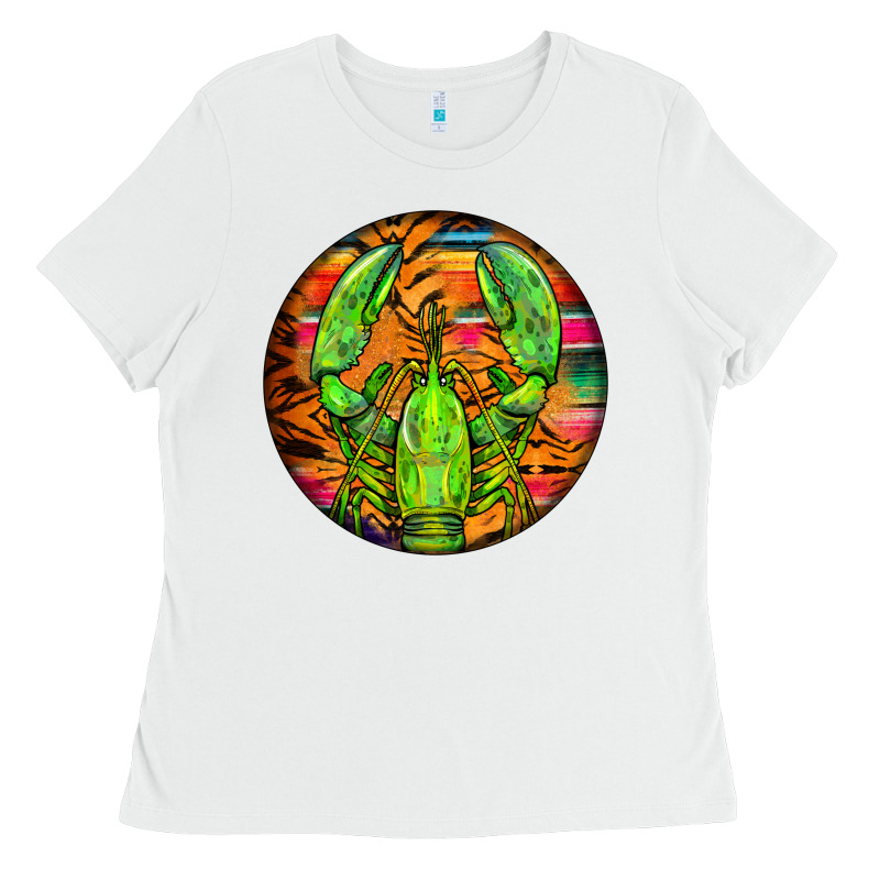 Lobster Round Ladies Tee by BarkalooDesign | Teevron