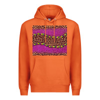 Carrot mardi gras  leopard pink glitter bead Premium Hoodie - BarkalooDesign