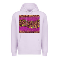 Lilac mardi gras  leopard pink glitter bead Premium Hoodie - BarkalooDesign
