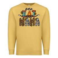 Antique Gold one hot mama Premium Sweatshirt - CowhideDigitalArt