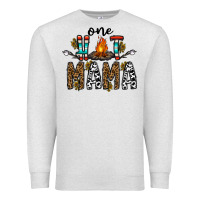 Oatmeal Heather one hot mama Premium Sweatshirt - CowhideDigitalArt