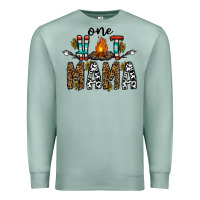 Seafoam one hot mama Premium Sweatshirt - CowhideDigitalArt