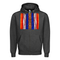Charcoal Heather baseball brush strokes Zipper Hoodie - texasbilliewilder