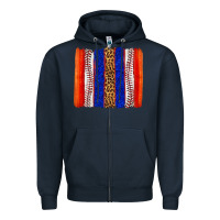 Navy baseball brush strokes Zipper Hoodie - texasbilliewilder