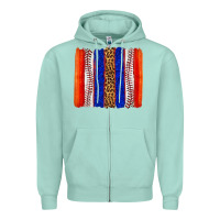 Baseball Brush Strokes Zipper Hoodie | Teevron