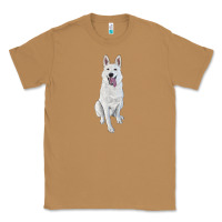 Toasted Coconut Hand Drawing White Shepherd Classic Tee - RanaPortraitStore
