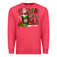 Cardinal fa la la la la christmas santa claus coffee cup Premium Sweatshirt - FaDigitalArtStudio