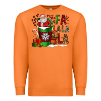 Carrot fa la la la la christmas santa claus coffee cup Premium Sweatshirt - FaDigitalArtStudio