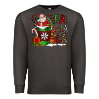 Smoke fa la la la la christmas santa claus coffee cup Premium Sweatshirt - FaDigitalArtStudio