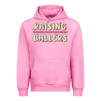 Fuchsia Pink raising ballers Urban Hoodie - MaliasSmallBusiness