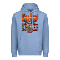 Colony Blue The Best Bucking Dad Ever Premium Hoodie - LillyAllenDesigns