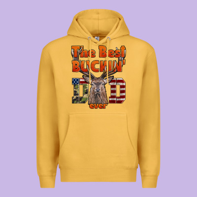 The Best Bucking Dad Ever Premium Hoodie Designed By Lillyallendesigns