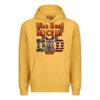 Mustard The Best Bucking Dad Ever Premium Hoodie - LillyAllenDesigns