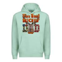 Seafoam The Best Bucking Dad Ever Premium Hoodie - LillyAllenDesigns