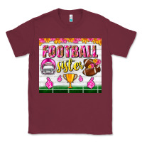 Burgundy football sister tumbler Classic Tee - BundleAndBundleShop