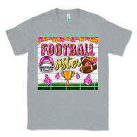 Heather Grey football sister tumbler Classic Tee - BundleAndBundleShop