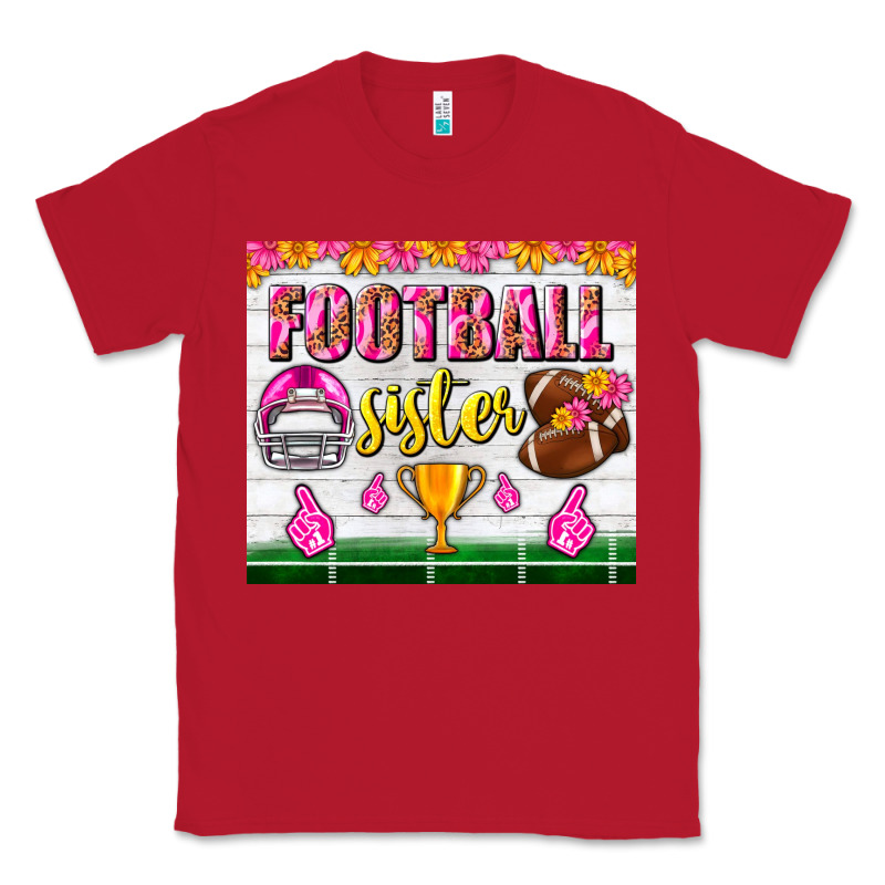 Football Sister Tumbler Classic Tee by BundleAndBundleShop | Teevron