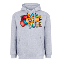 Heather Grey dude Heavyweight Hoodie - CowhideDigitalArt