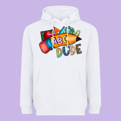 Dude Heavyweight Hoodie Designed By Cowhidedigitalart