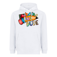 White dude Heavyweight Hoodie - CowhideDigitalArt
