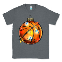 Charcoal Heather christmas  baskerball Classic Tee - Zillion Design Studio