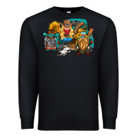 Black western Truck with gnomes Premium Sweatshirt - HRA Design Shop
